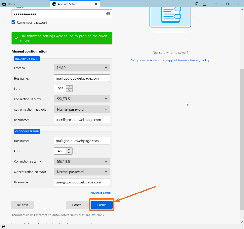 mailbird imap setup